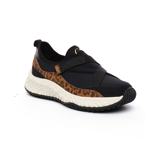 Greyder LAB Kadın Siyah Hakiki Deri Spor Ayakkabı