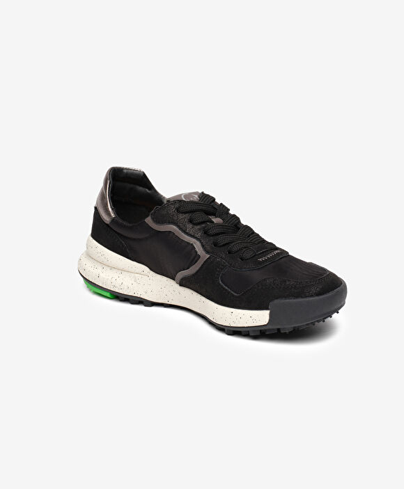 Greyder LAB Kadın Siyah Hakiki Deri Spor Ayakkabı