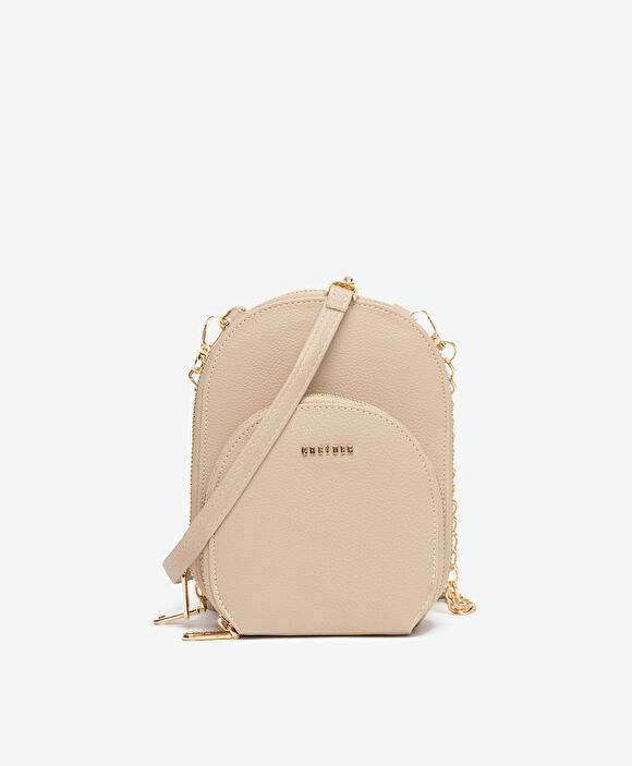 Kadın Koyu Bej Çapraz Çanta