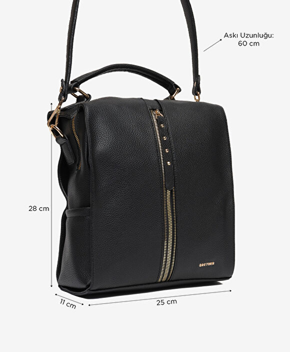 Kadın Siyah Sırt Çantası