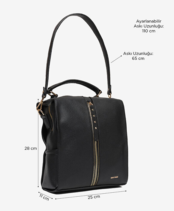 Kadın Siyah Sırt Çantası