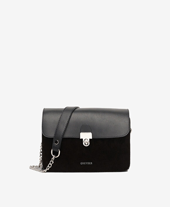 Kadın Siyah Hakiki Deri Çapraz Çanta