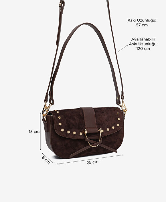 Kadın Kahverengi Çapraz Çanta