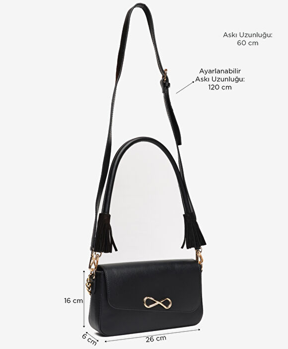 Kadın Siyah Çapraz Çanta