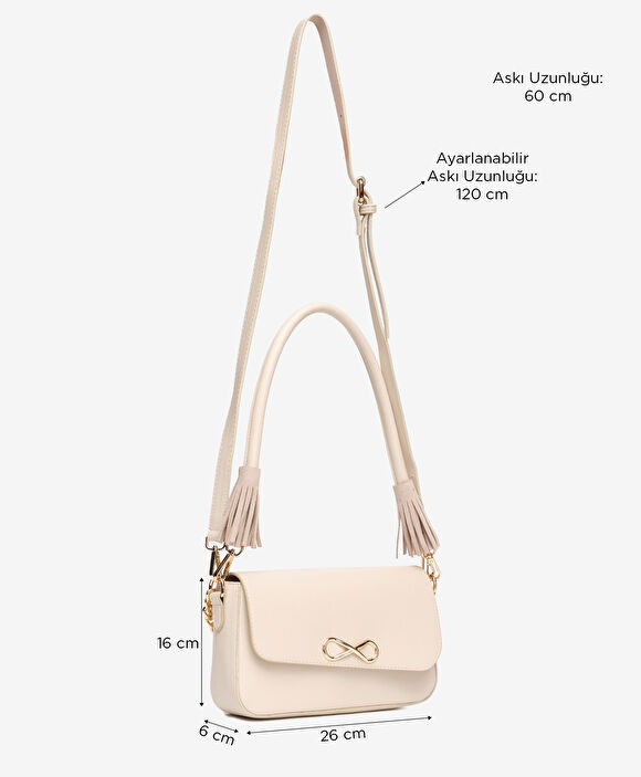 Kadın Bej Çapraz Çanta