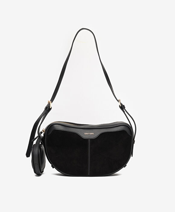 Kadın Siyah Hakiki Deri Çapraz Çanta