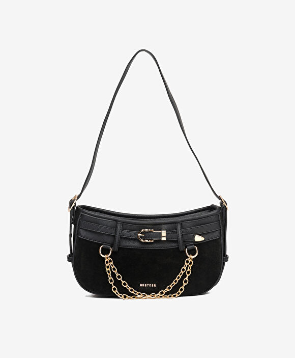 Kadın Siyah Hakiki Deri Çapraz Çanta