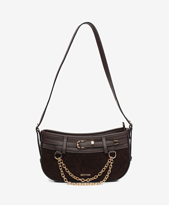 Kadın Kahverengi Hakiki Deri Çapraz Çanta