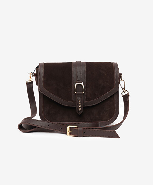 Kadın Kahverengi Hakiki Deri Çapraz Çanta