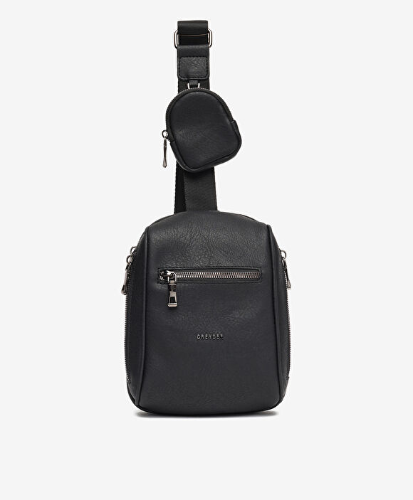 Kadın Siyah Hakiki Deri Çapraz Çanta