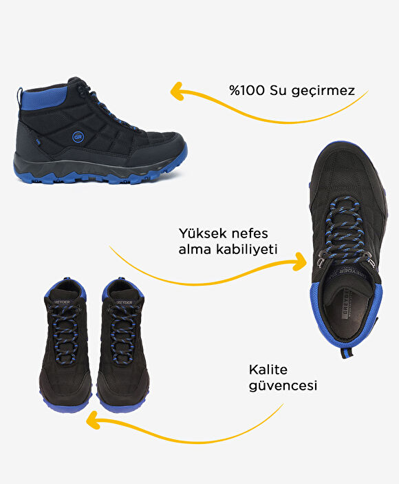 Kadın Siyah Saks Su Geçirmez Outdoor Bot