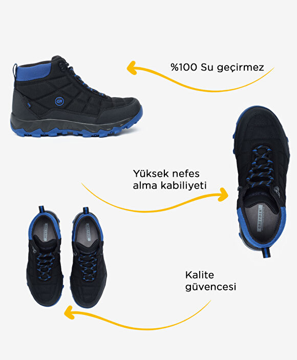 Kadın Siyah Saks Su Geçirmez Outdoor Bot