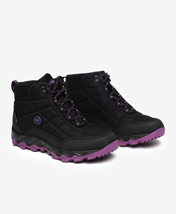 Kadın Siyah Mor Su Geçirmez Outdoor Bot