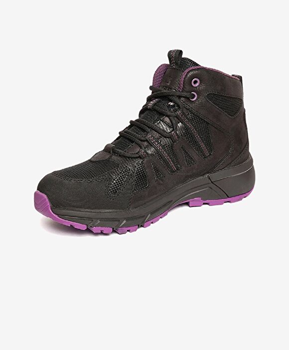 Kadın Siyah Mor Su Geçirmez Outdoor Bot