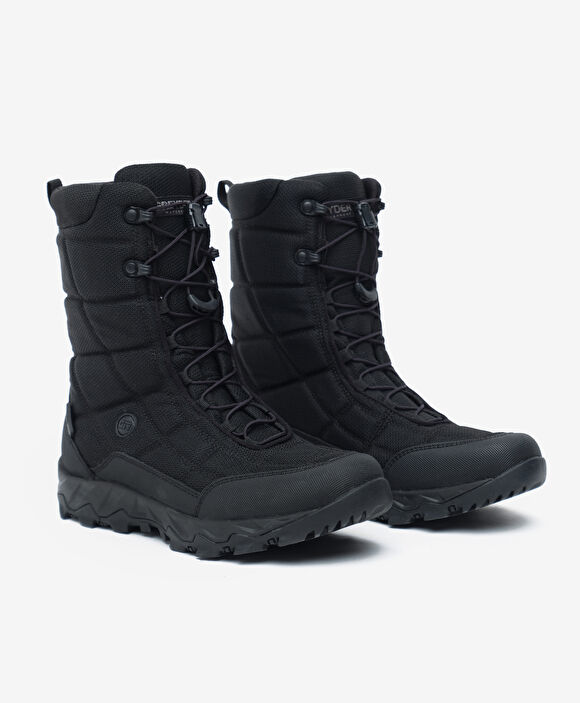 Kadın Siyah Su Geçirmez Outdoor Kar Botu