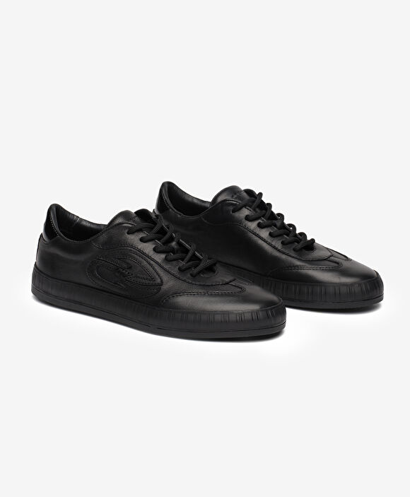 Kadın Siyah Hakiki Deri Sneaker Ayakkabı