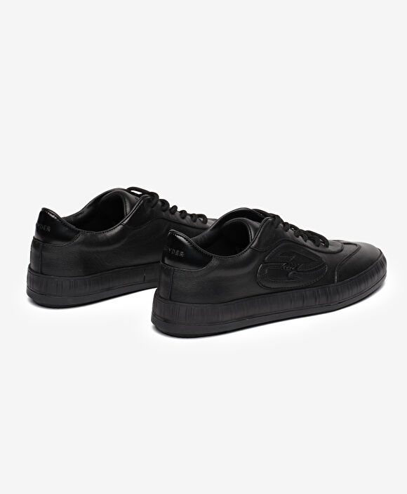 Kadın Siyah Hakiki Deri Sneaker Ayakkabı