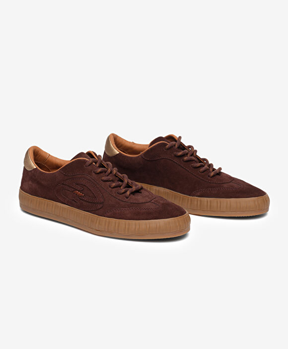 Kadın Kahverengi Hakiki Deri Sneaker Ayakkabı
