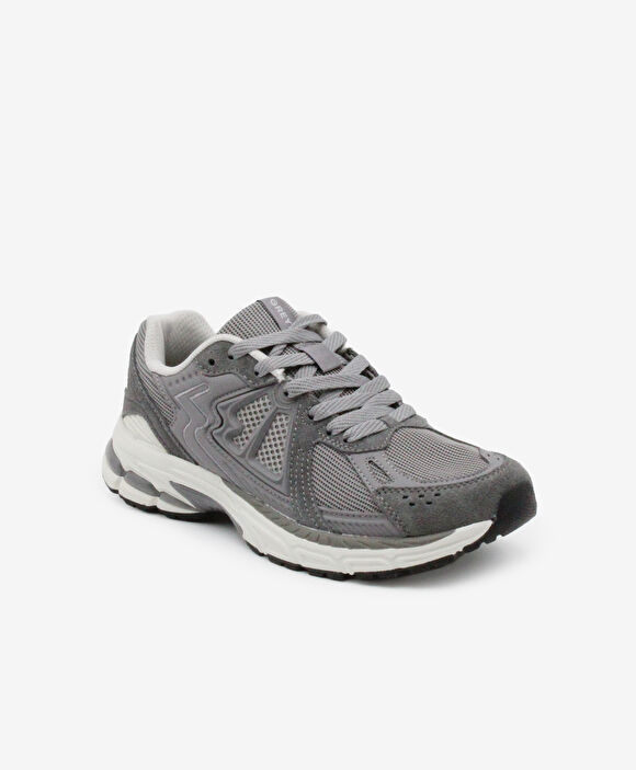 Kadın Gri Hakiki Deri Spor Ayakkabı