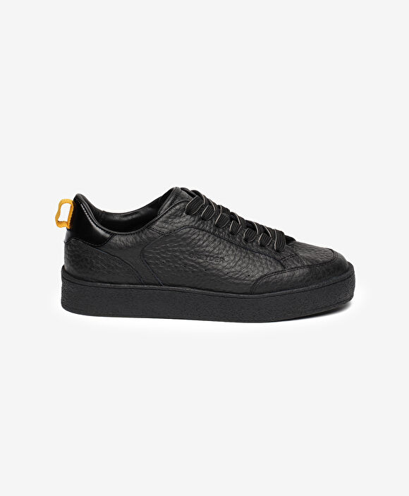 Kadın Siyah Hakiki Deri Sneaker Ayakkabı
