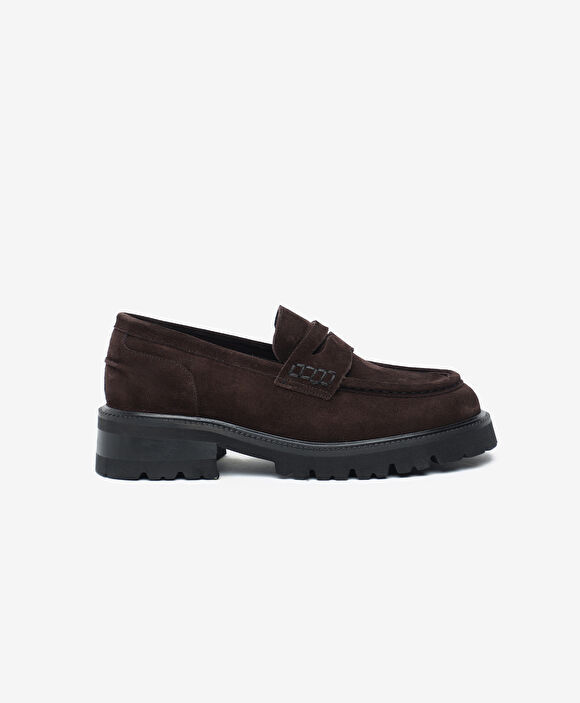 Kadın Kahverengi Hakiki Deri Loafer Ayakkabı