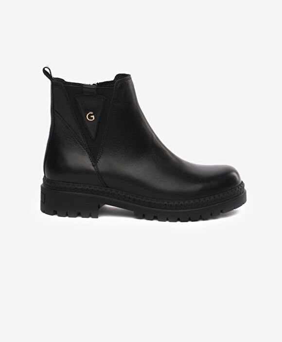 Kadın Siyah Hakiki Deri Bot