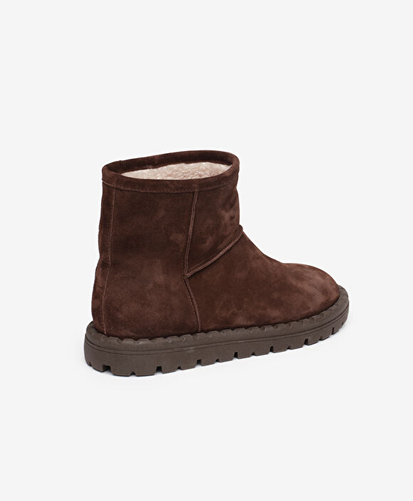 Kadın Kahverengi Hakiki Deri Bot