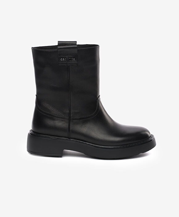 Kadın Siyah Hakiki Deri Bot