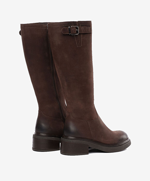 Kadın Kahverengi Hakiki Deri Çizme