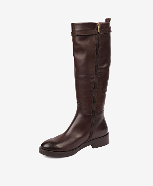 Kadın Kahverengi Hakiki Deri Çizme