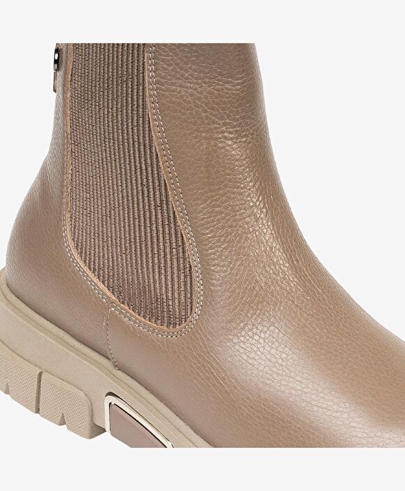 Kadın Vizon Hakiki Deri Chealse Bot