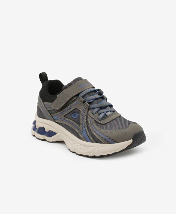 Çocuk Gri Saks Hakiki Deri Spor Ayakkabı