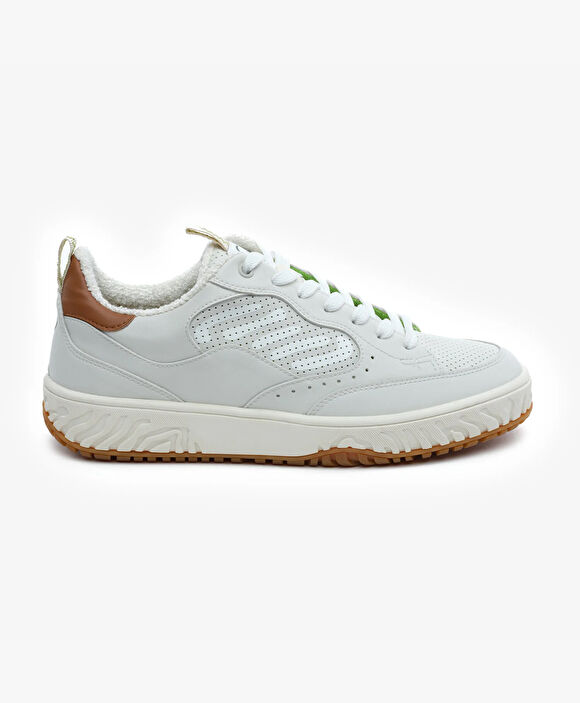 GreyderLab Erkek Kırık Beyaz Sneaker Ayakkabı