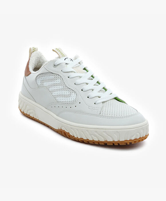 GreyderLab Erkek Kırık Beyaz Sneaker Ayakkabı