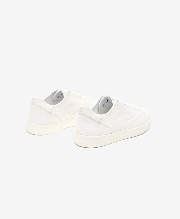 Erkek Kirli Beyaz Hakiki Deri Sneaker Ayakkabı