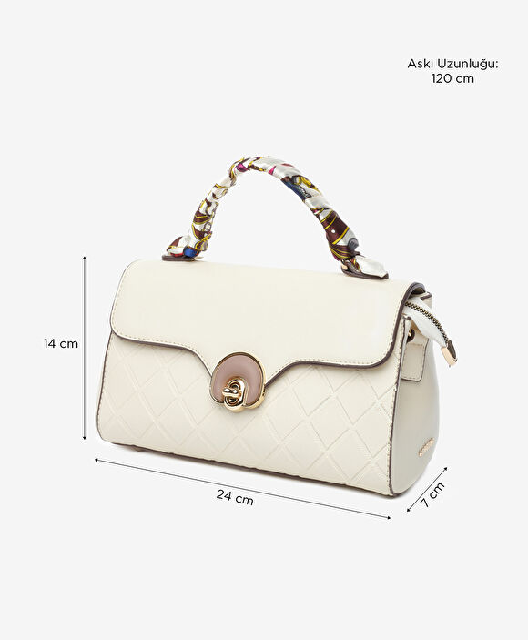 Kadın Ekru Kol Çantası