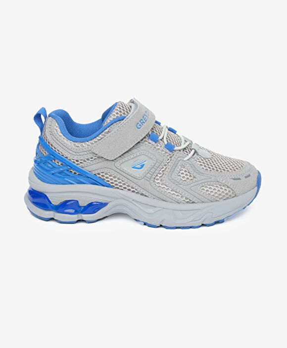 Erkek Çocuk Gri Mavi Spor Ayakkabı