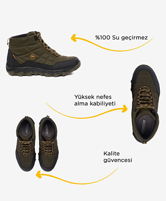 Erkek Haki Su Geçirmez Outdoor Bot