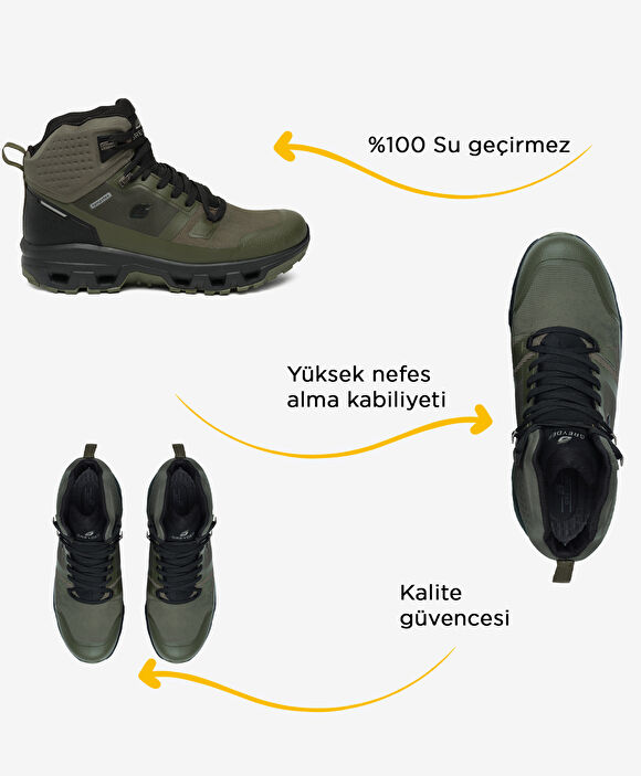 Erkek Haki Su Geçirmez Outdoor Bot