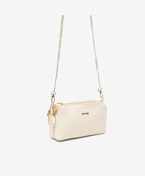 Kadın Ekru Çapraz Çanta