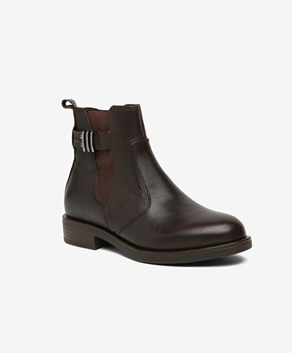 Kadın Kahverengi Hakiki Deri Bot