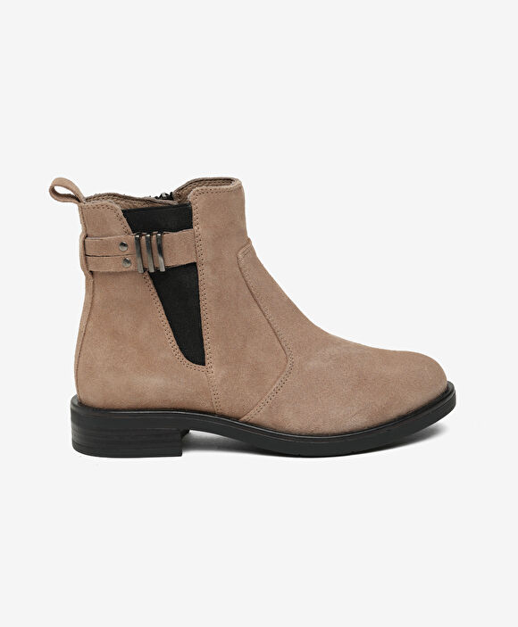 Kadın Vizon Hakiki Deri Bot