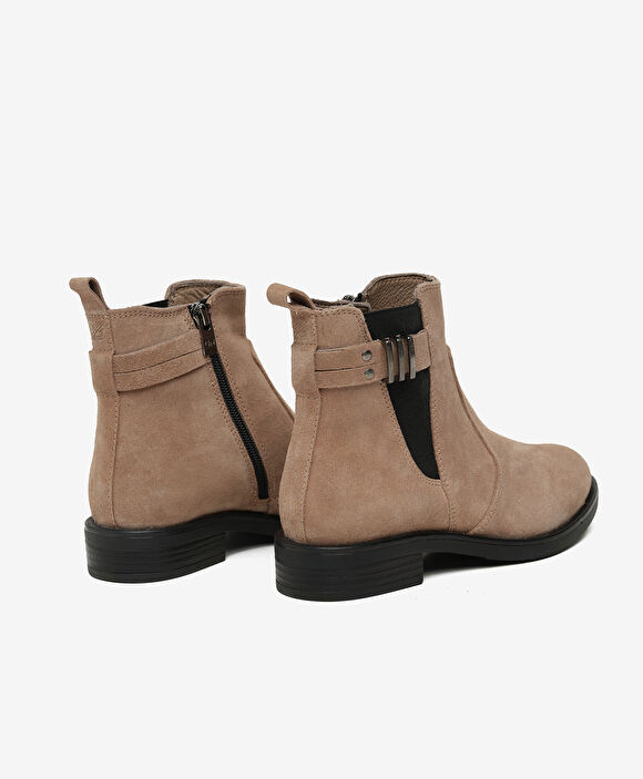 Kadın Vizon Hakiki Deri Bot