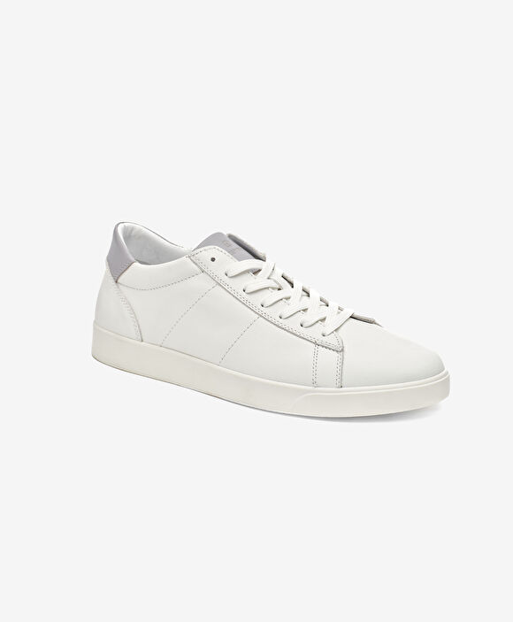 Erkek Beyaz Hakiki Deri Sneaker Ayakkabı