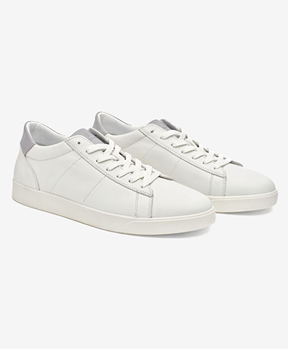 Erkek Beyaz Hakiki Deri Sneaker Ayakkabı