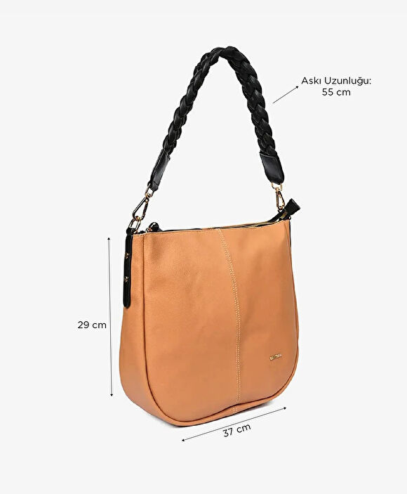 Kadın Deve Tüyü Omuz Çantası