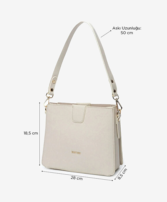Kadın Bej Omuz Çantası