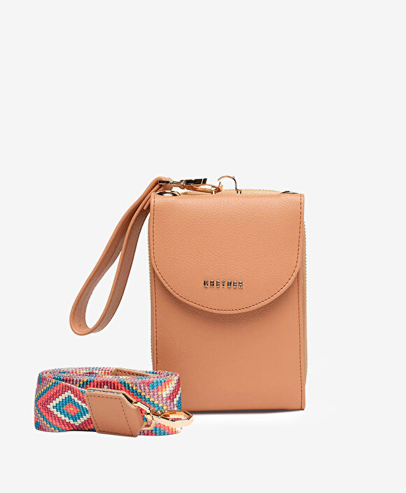 Kadın Deve Tüyü Çapraz Çanta