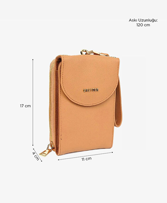 Kadın Deve Tüyü Çapraz Çanta