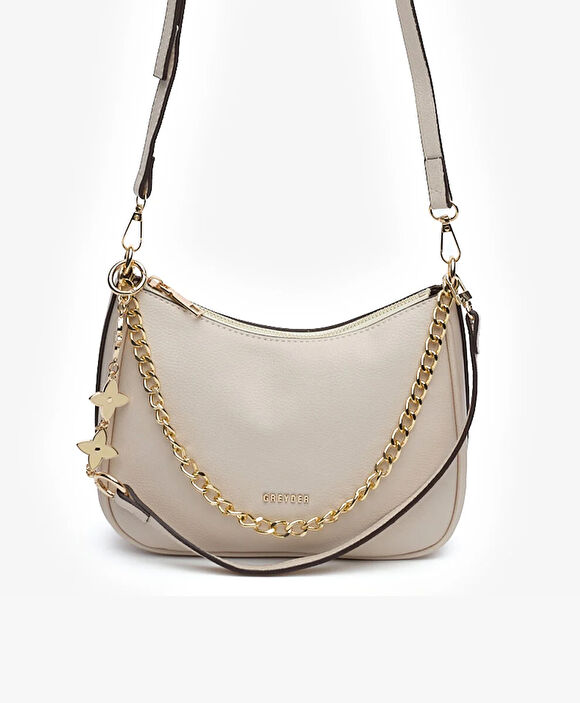 Kadın Krem Omuz Çantası